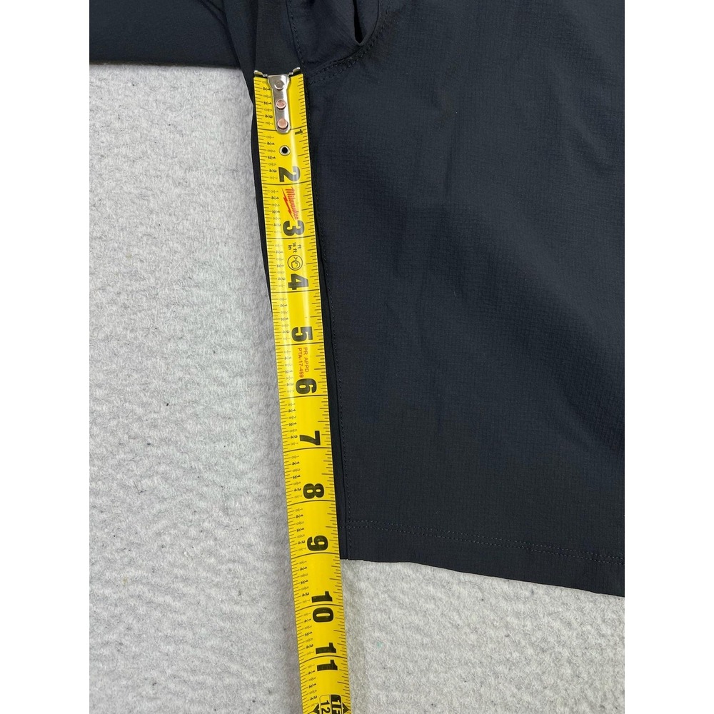 REI Shorts Womens 10 Black Hiking Nylon Stretch Zip Pocket Outdoor Performance - Picture 11 of 13